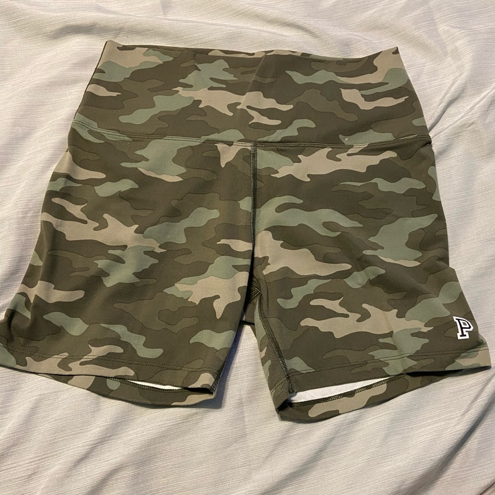 VS PINK Camo Biker Shorts
